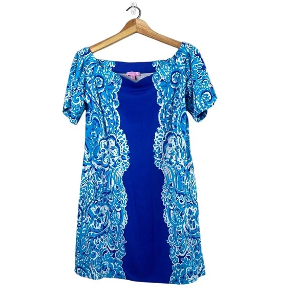 Women's Lilly Pulitzer Tiana Off Shoulder Dress M - Picture 1 of 6